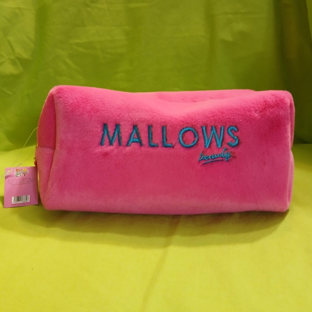 Mallows Beauty Hot Pink Makeup Bag